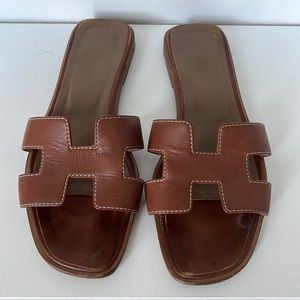 Hermes H Oran Sandals size 37